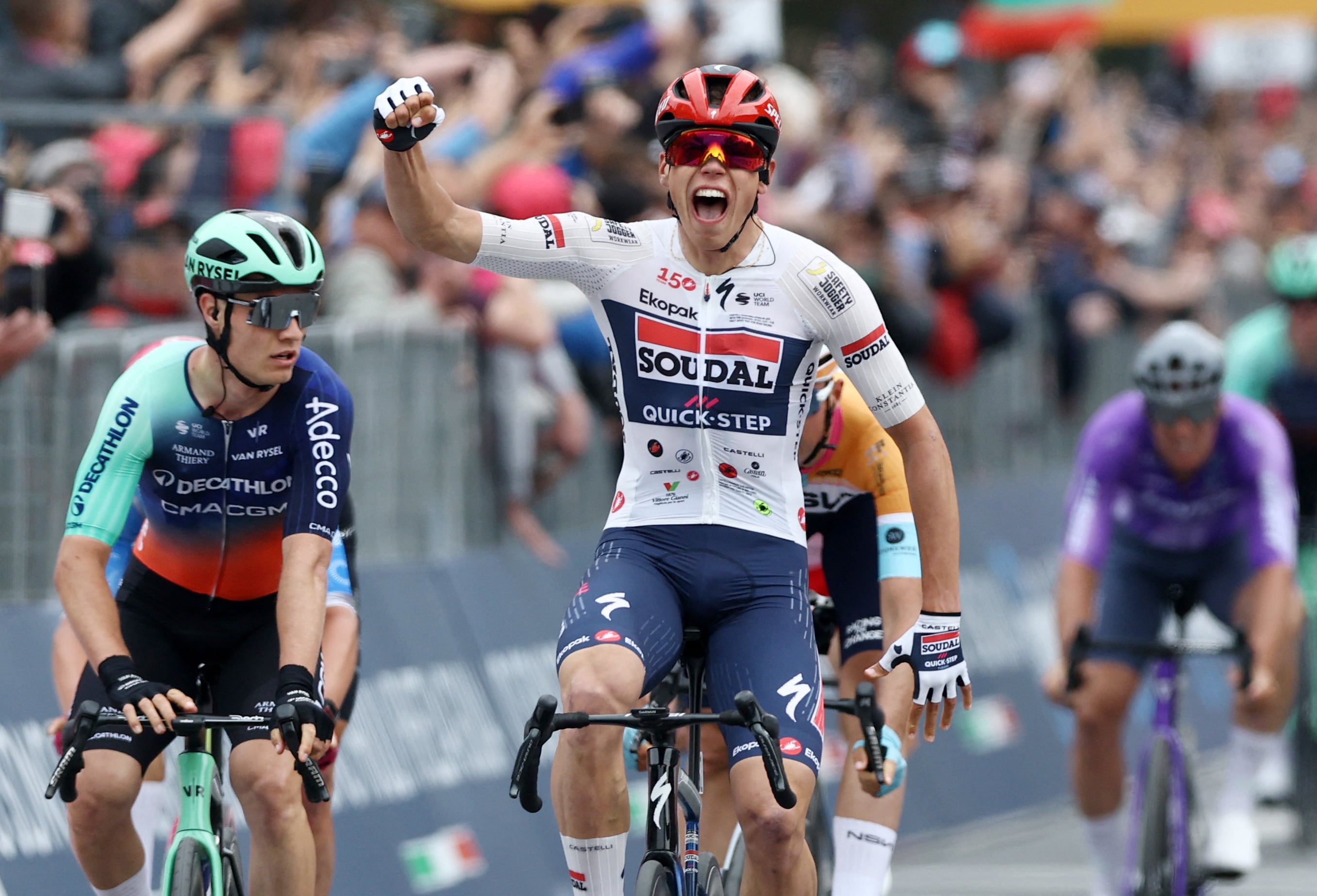 Magnier, el otro Paul de los franceses, primer líder del Giro de Italia