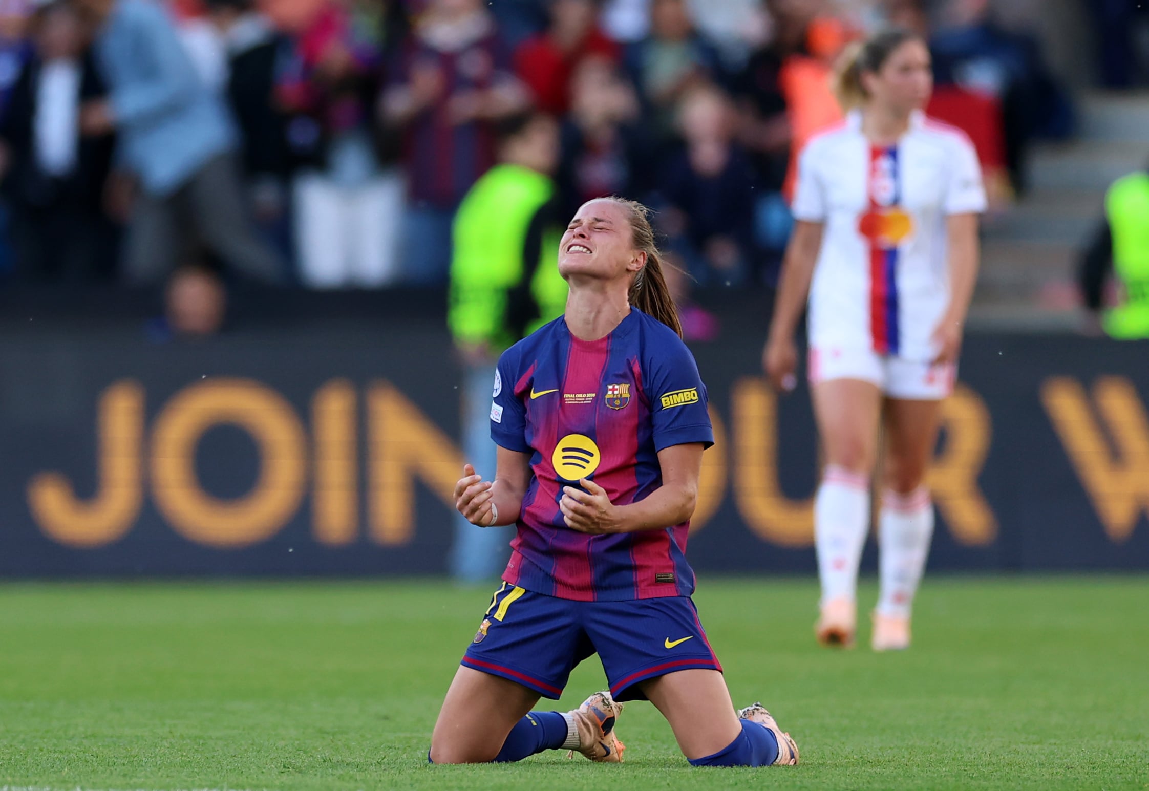 La liberación de la pichichi Ewa Pajor con su primera Champions tras perder cinco finales: “Es el mejor día de mi vida”