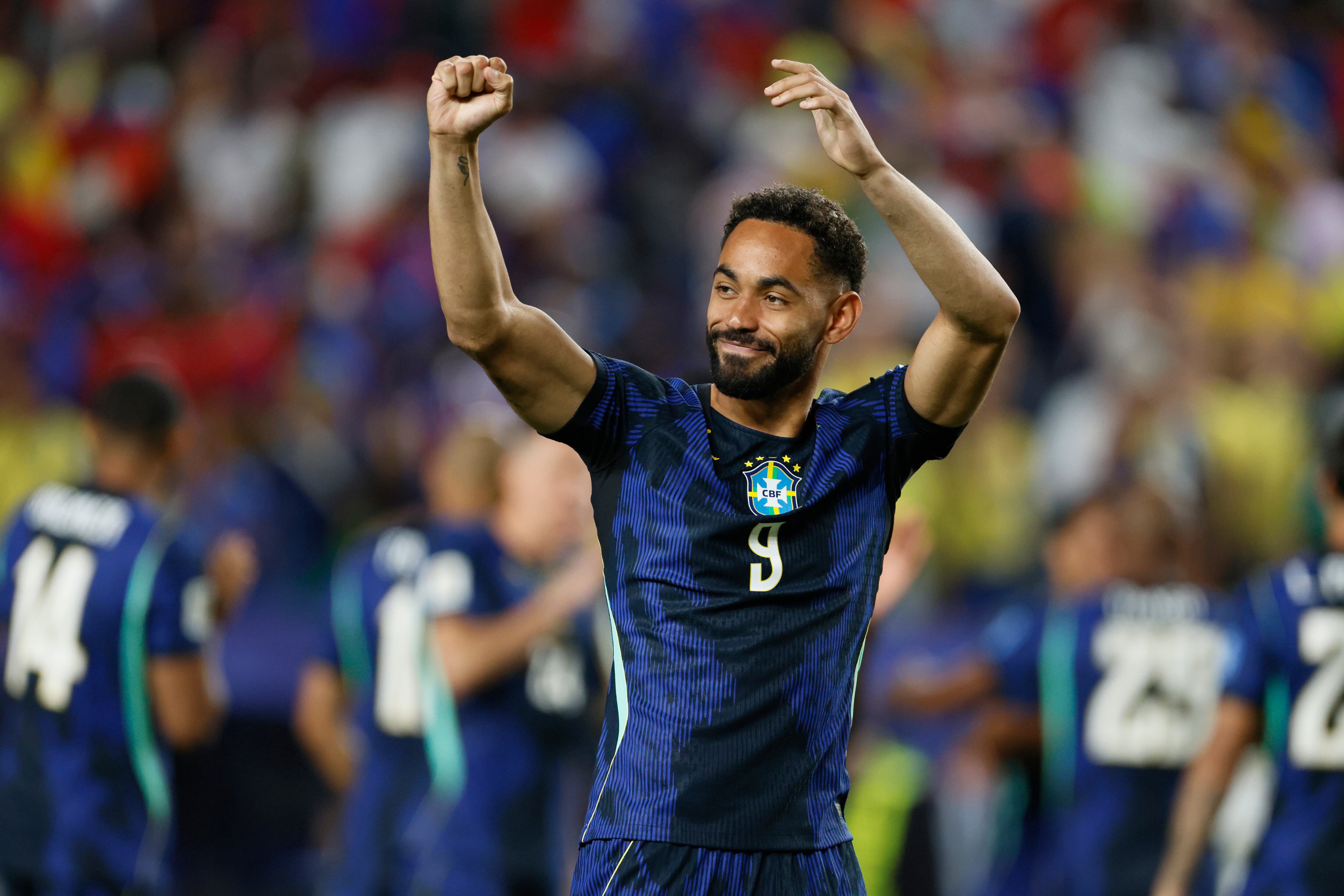 Dos goles de Matheus Cunha y uno de Vinicius destensan a Brasil en su cómoda victoria ante Haití