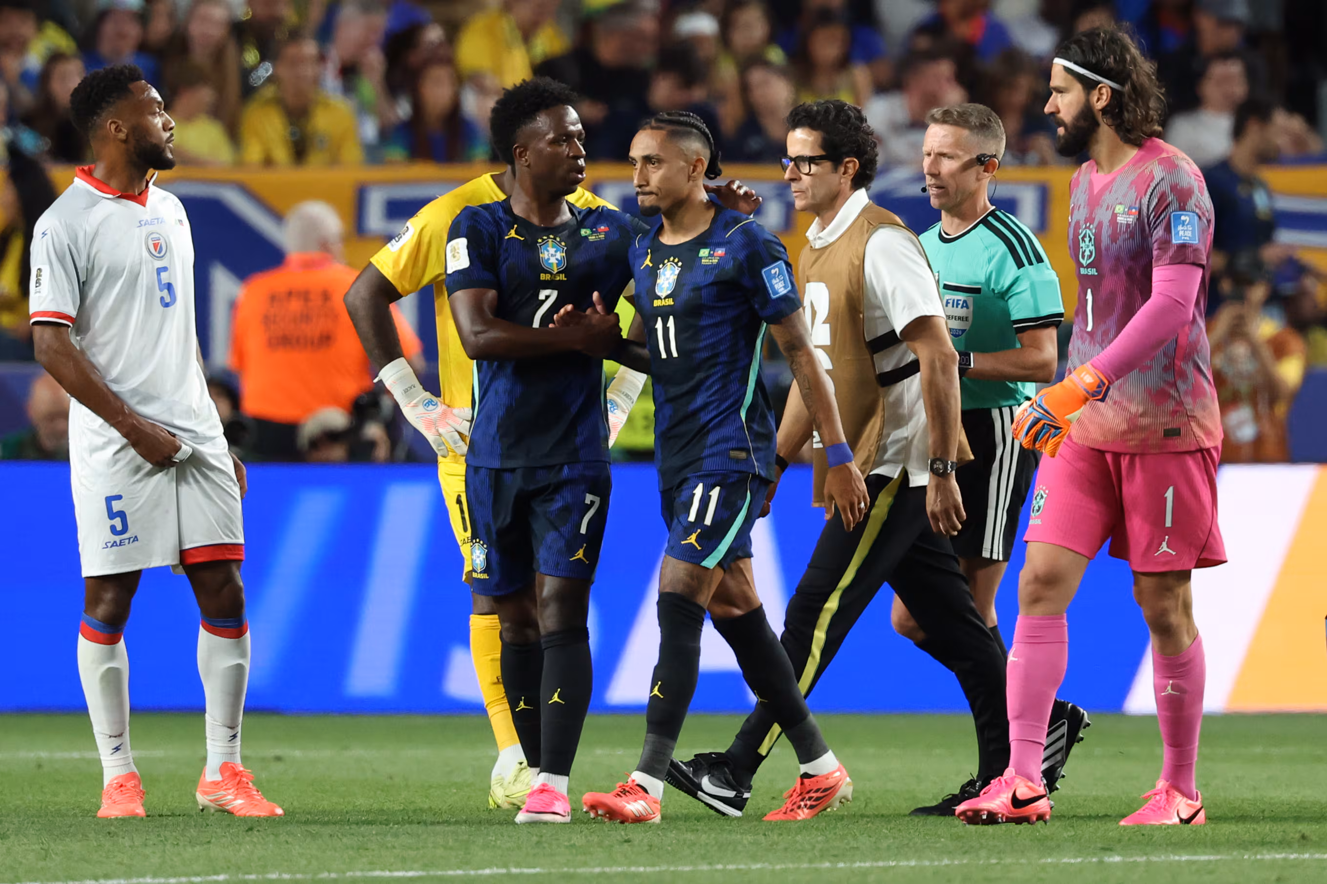 Brasil confirma la lesión muscular de Raphinha