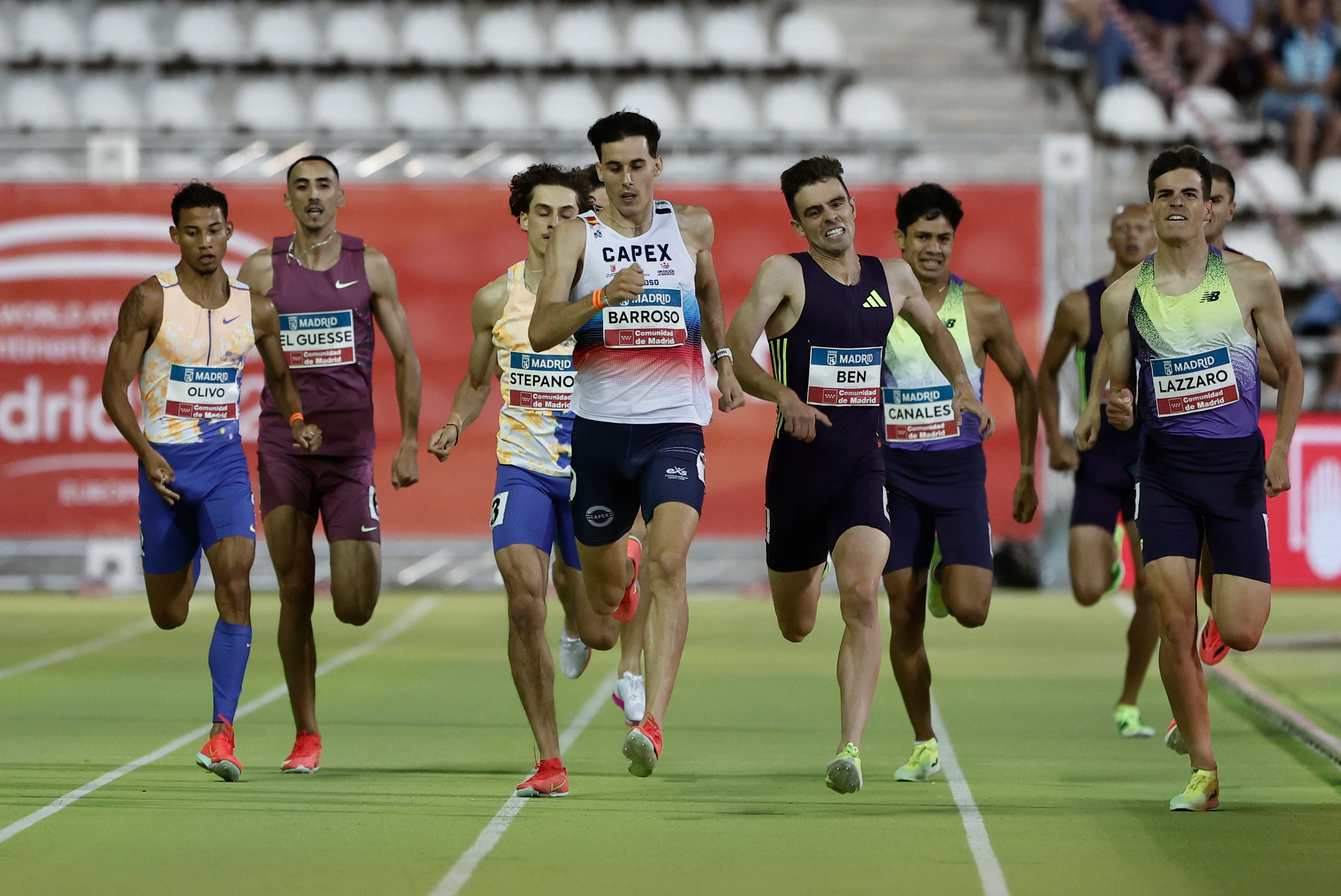 David Barroso, el nuevo fenómeno del 800m que ya apunta al podio del Europeo, manda en Madrid