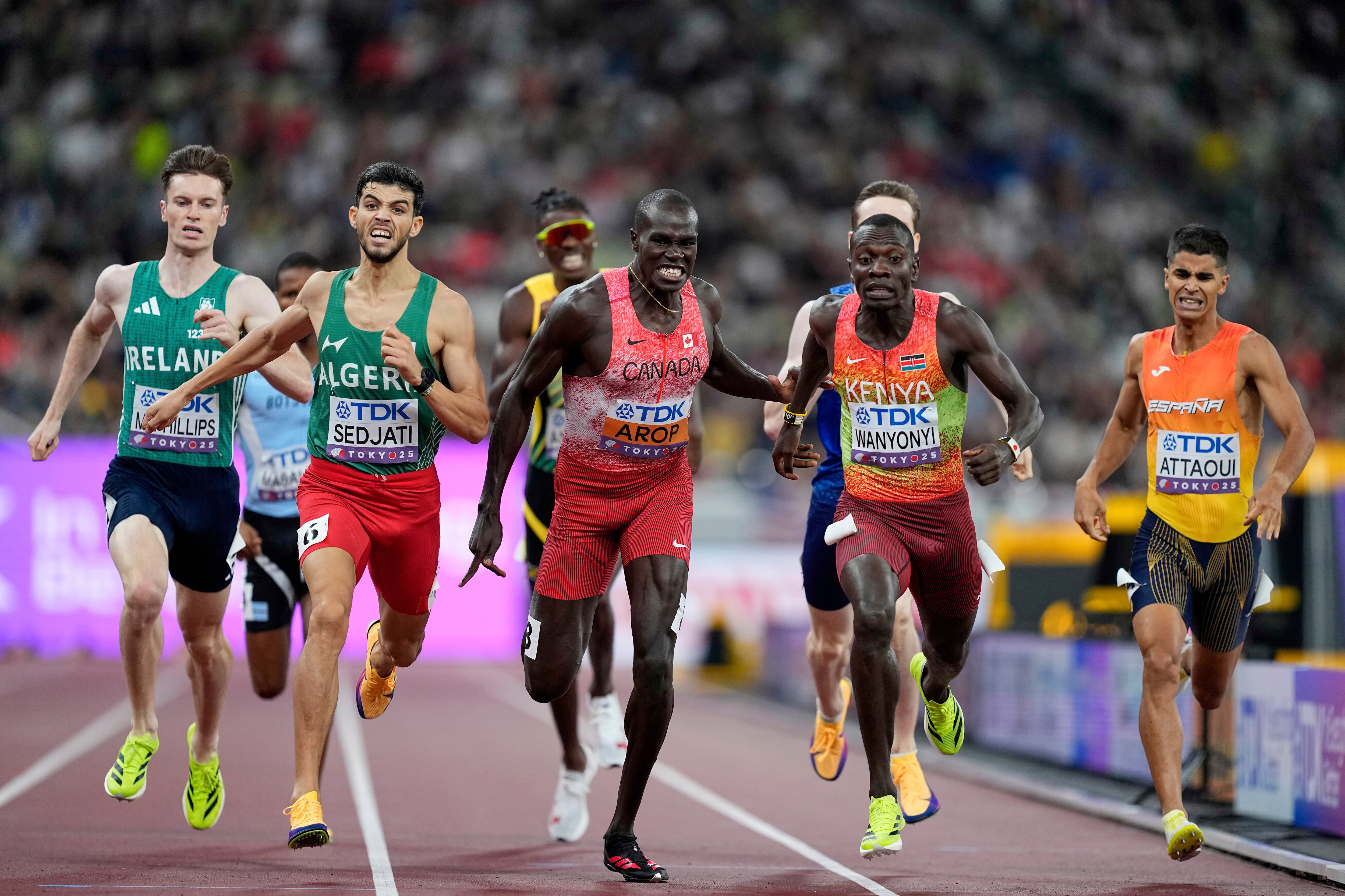 Wanyonyi vuelve a reinar en un nuevo 800m de fuego