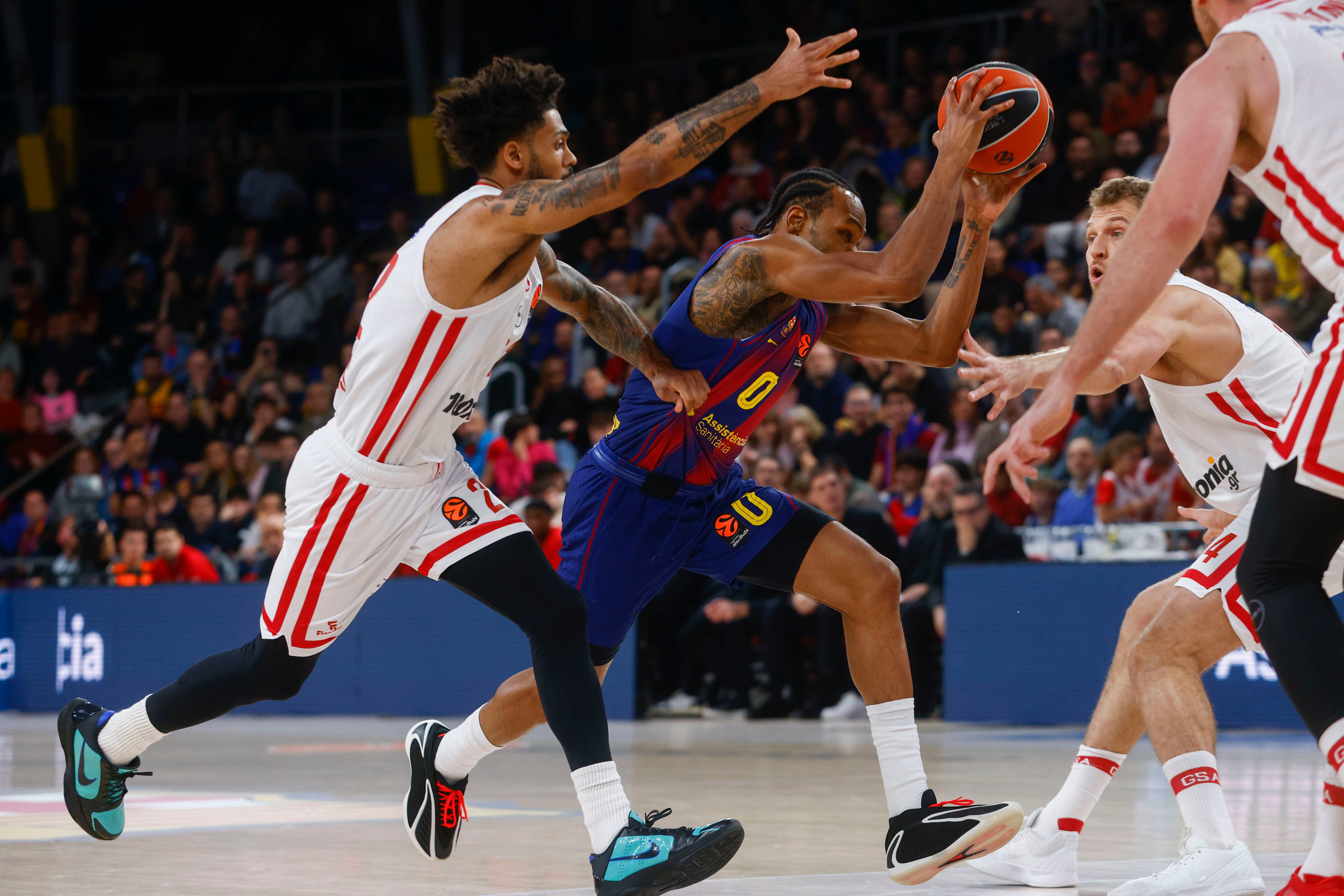 El Barça de Clyburn y Punter se crece ante el Olympiacos