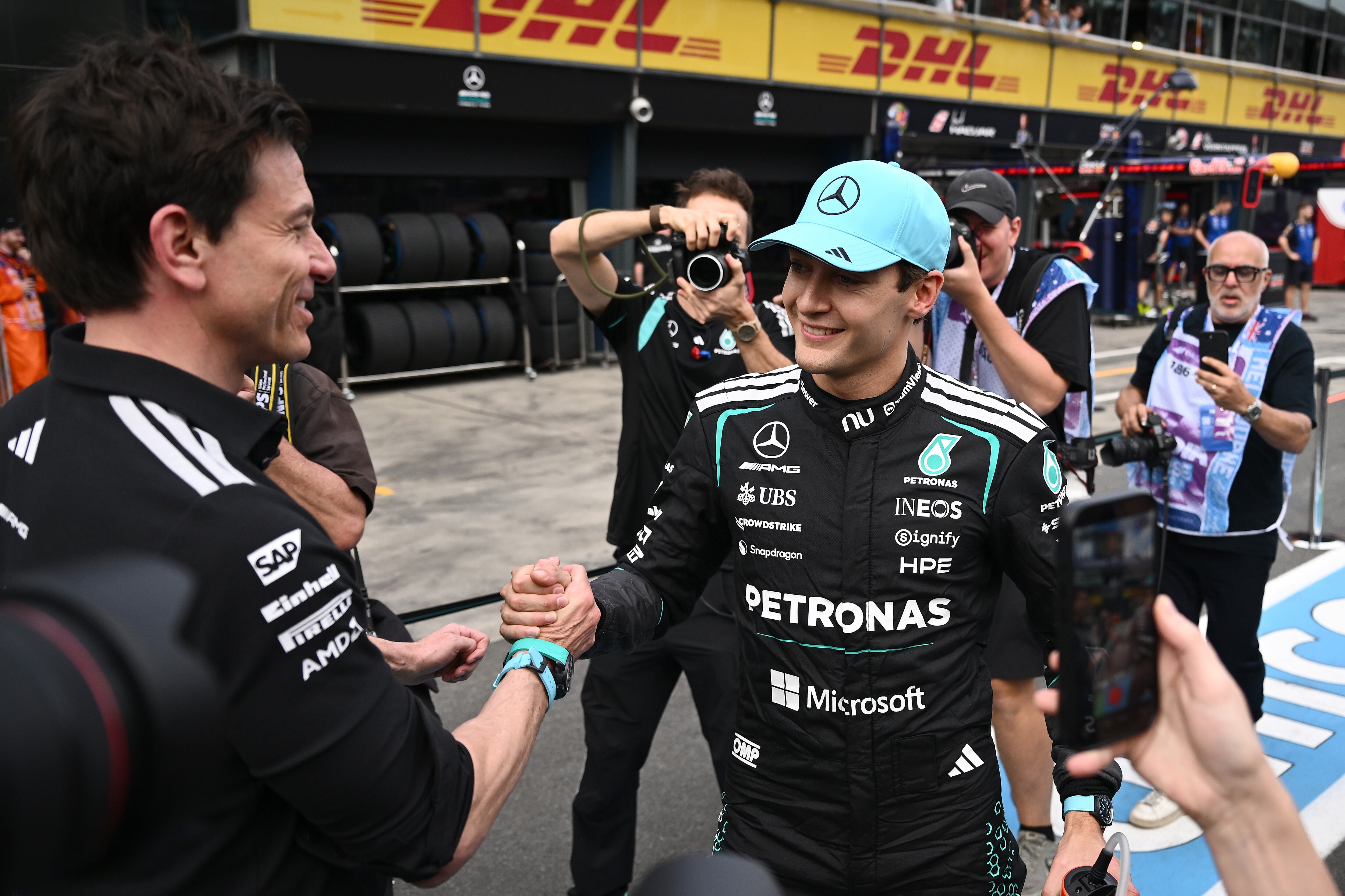 Inapelable ‘pole’ de Russell en un GP de Australia que confirma el tremendo impacto del nuevo reglamento