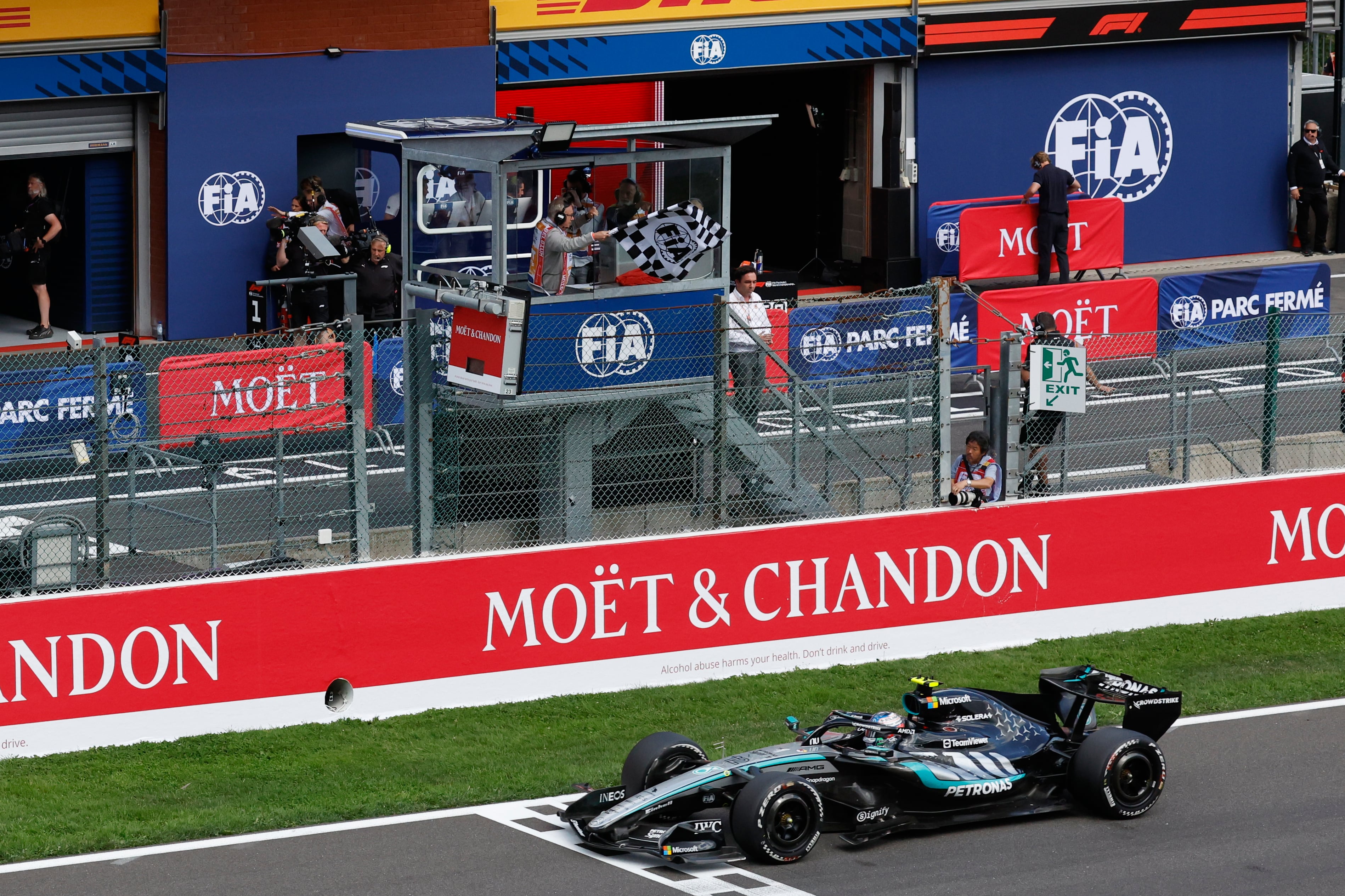 Antonelli gana en Spa con un Mercedes de dos velocidades