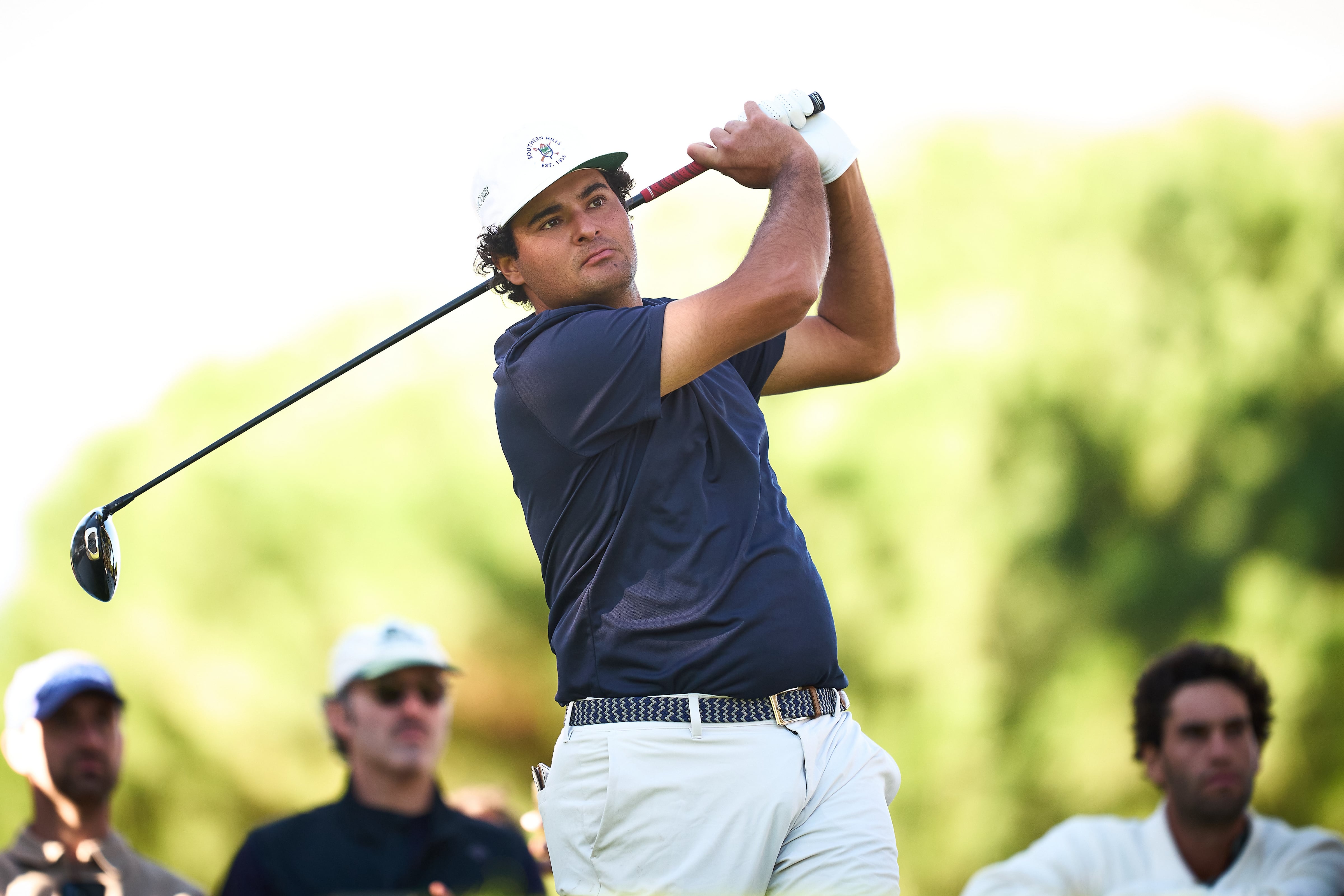 Eugenio Chacarra es líder del Open de España con un dedo del pie roto