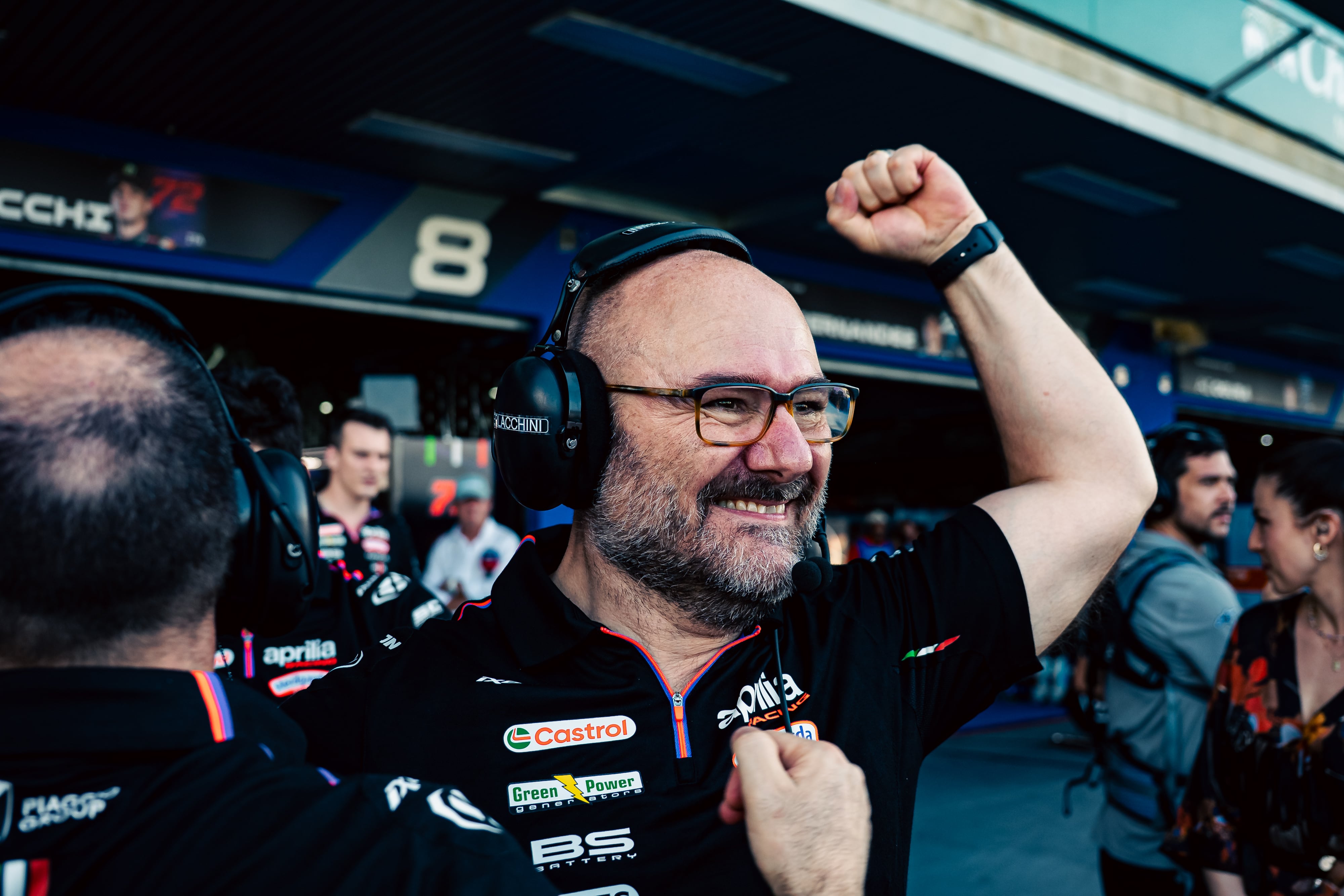 Fabiano Sterlacchini, el ingeniero con dotes de general y filósofo que ha encumbrado a Aprilia en MotoGP