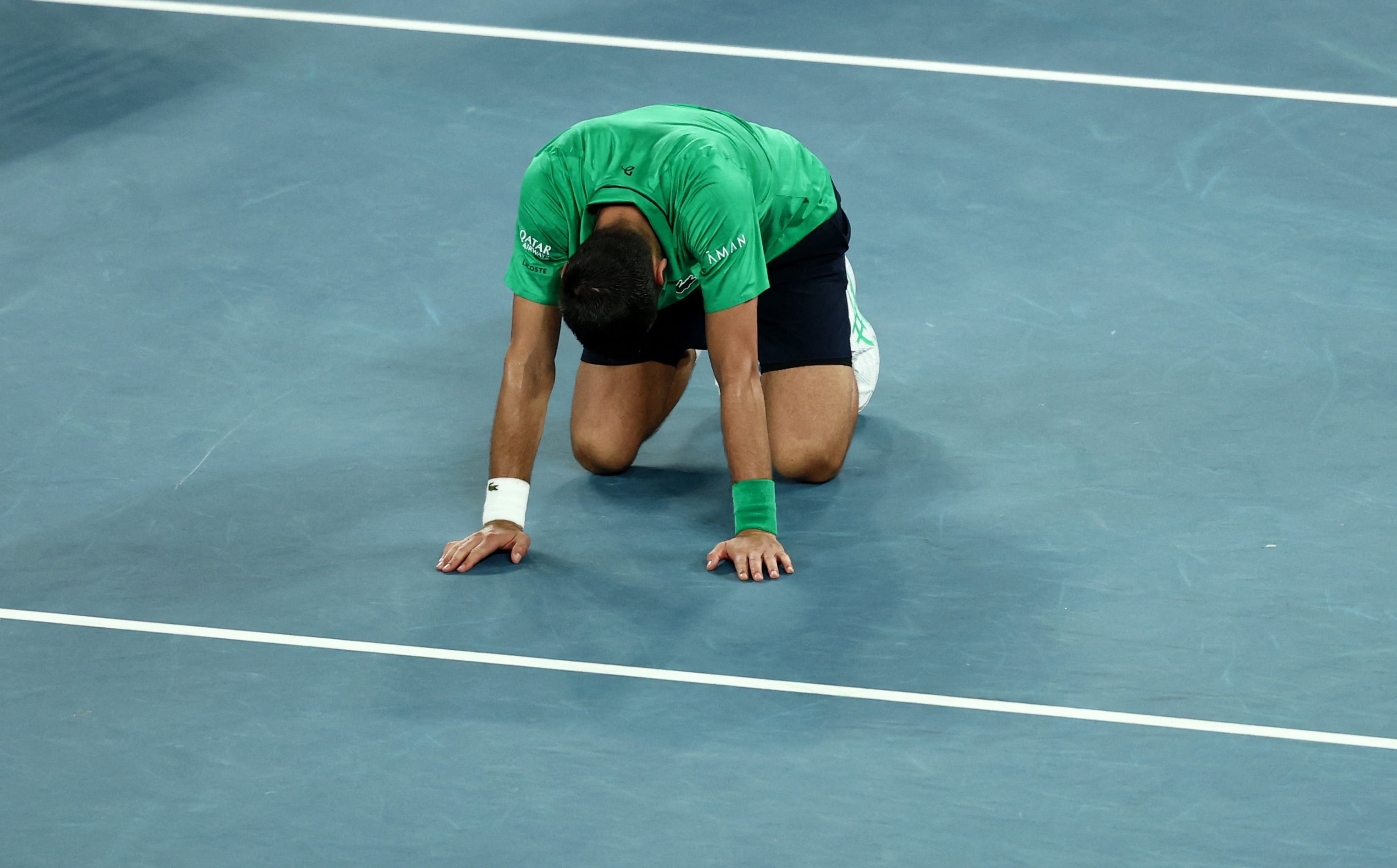 La grandiosidad de Djokovic descabalga a Sinner del Open de Australia